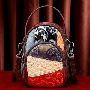 Leather Cross Body Patchwork Bag